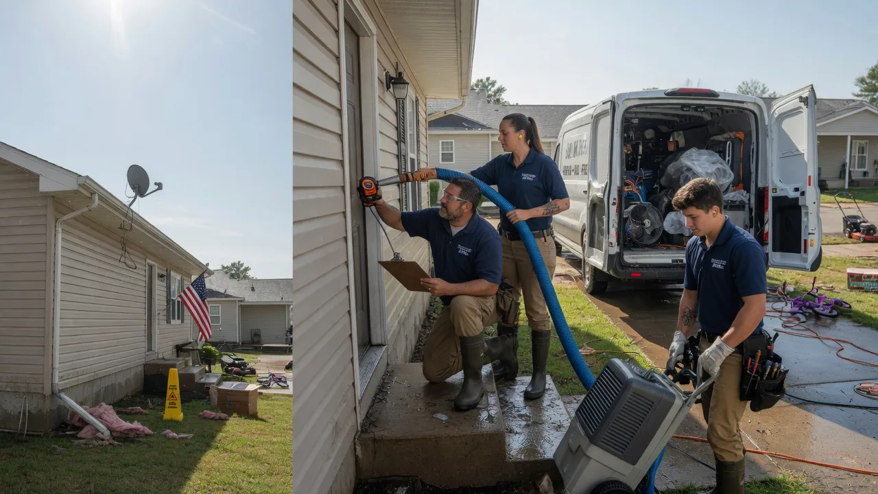 Ceiling Water Damage Restoration in Portsmouth, RI near me